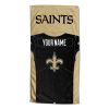 c[Personalization Only] OFFICIAL NFL Jersey Personalized Beach Towel - New Orleans Saints