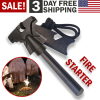 caFire Starter Flint Steel Striker Ferro Rod Waterproof Firesteel Camping Lighter
