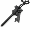 caFire Starter Flint Steel Striker Ferro Rod Waterproof Firesteel Camping Lighter